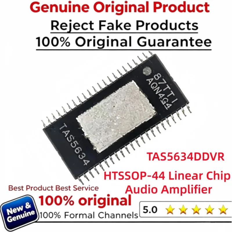 1PCS 100% New Original TAS5634DDV TAS5634DDVR TAS5634 Linear chip audio amplifier HTSSOP-44