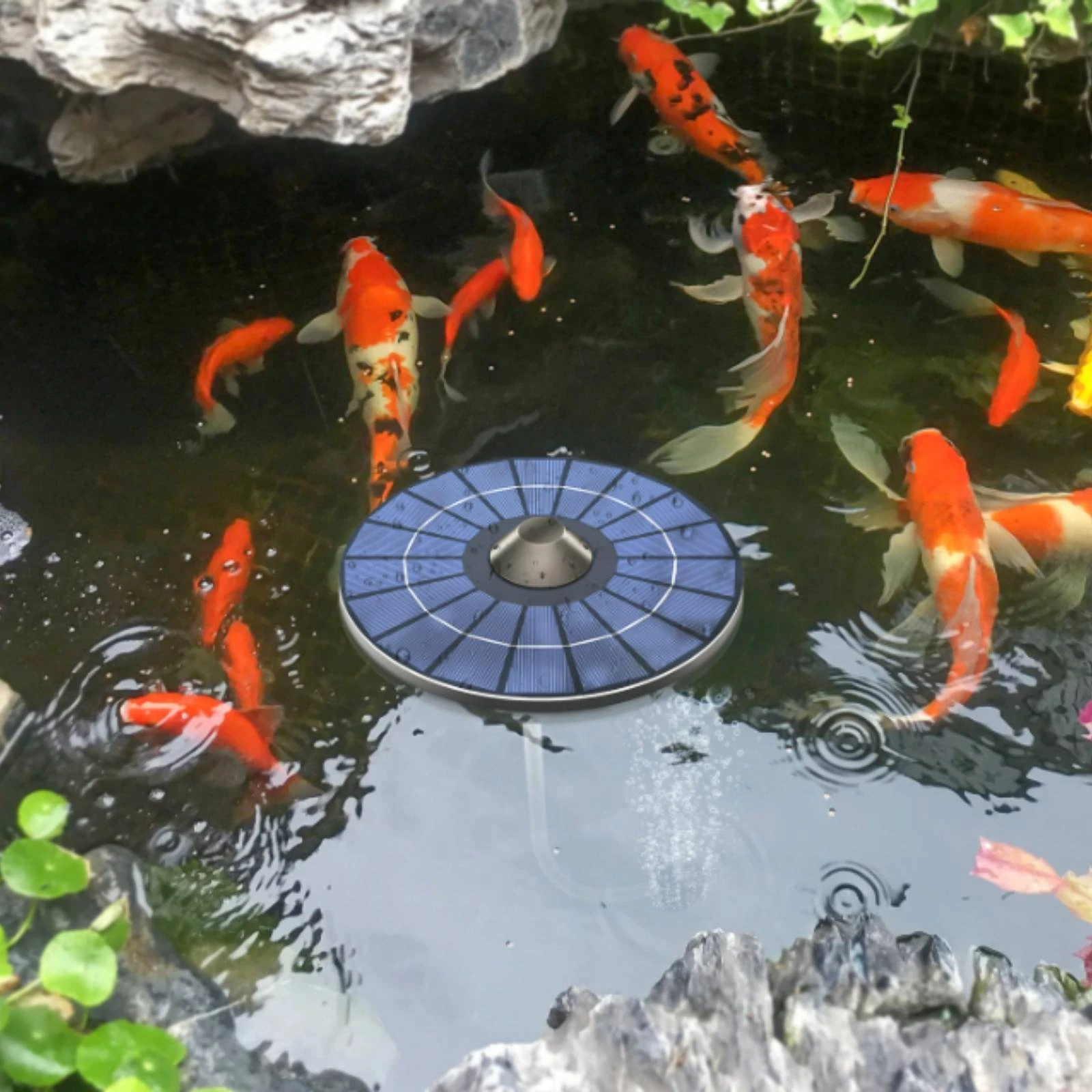 Solar Aerator Pump Direct-Power Pond Aerator for Aquatic Aquarium
