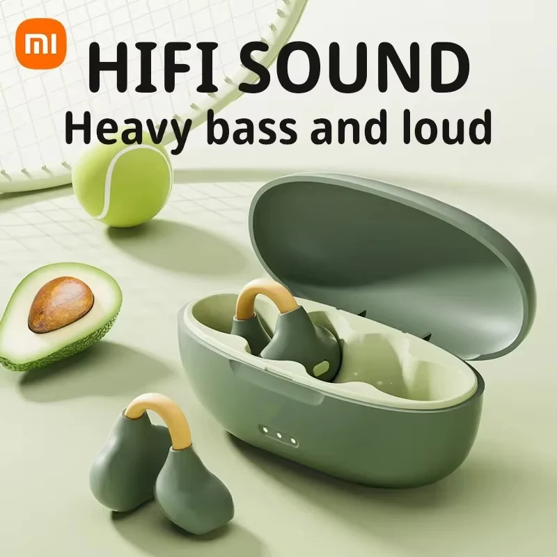 XIAOMI MIJIA Headphone New HiFi Sound Wireless Bluetooth Earphone Open Ear Sport Running Headset For Android iOS With Mic