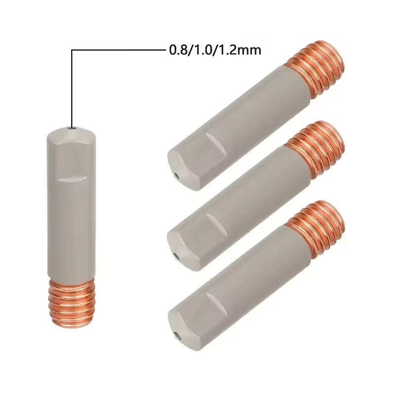 14pcs MB-15AK MB 15AK Coating Safe Guardion Protection Black Nozzle 0.8/1.0/1.2mm Tip Holder Welding Slag European