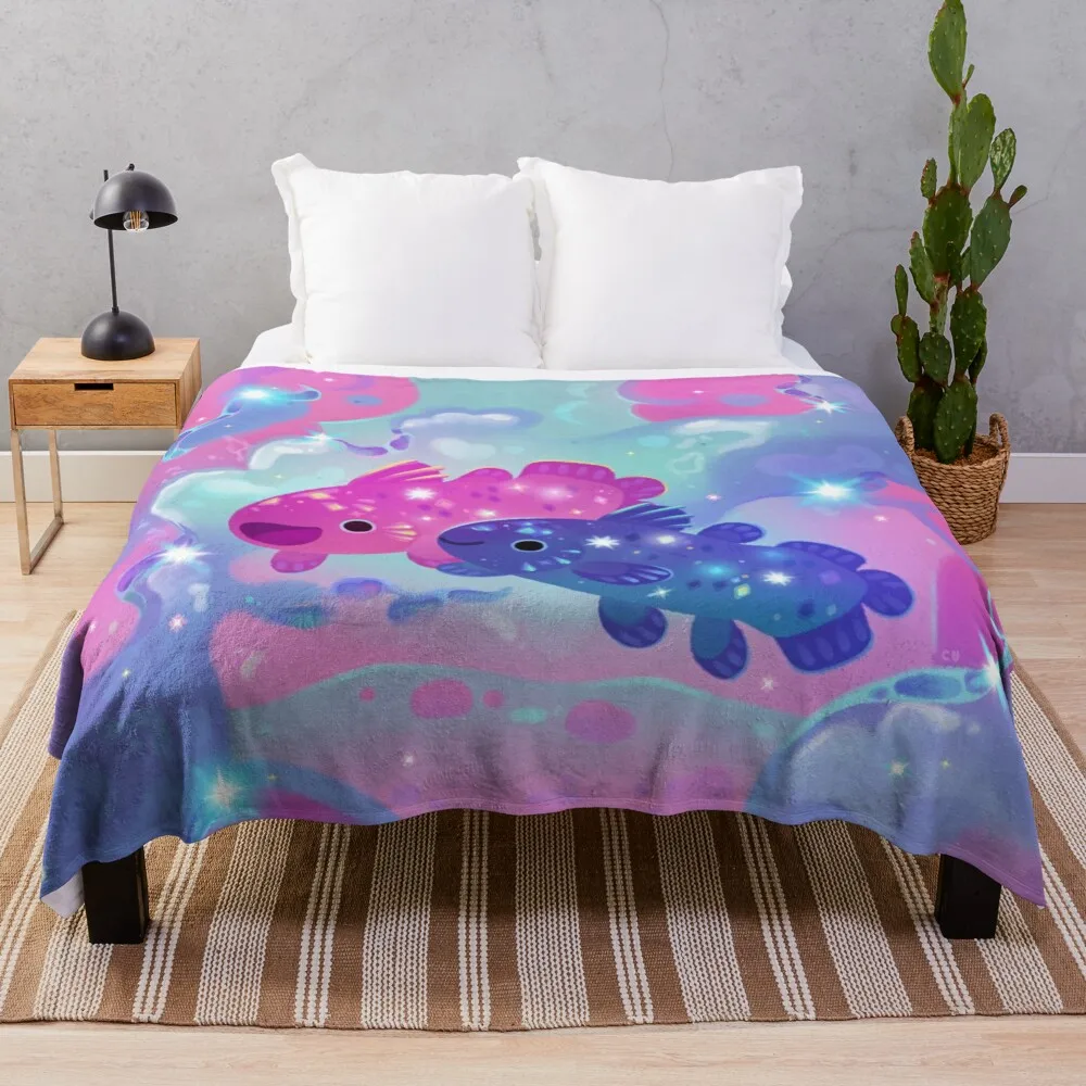 

Coelacanth Throw Blanket Quilt Sofa Throw Blankets For Baby Blankets