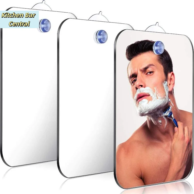【Espejo acrílico antivaho para baño, espejo irrompible sin niebla, herramienta portátil de viaje para afeitar, accesorios de baño】