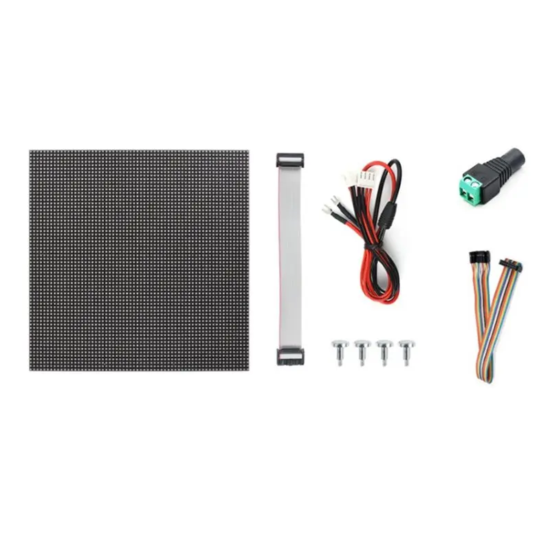 A73T P3 LED Flexible Matrix Display 192X 192Mm 64X 64 Pixels 1/32 Scan Full Color P3 LED Matrix Display