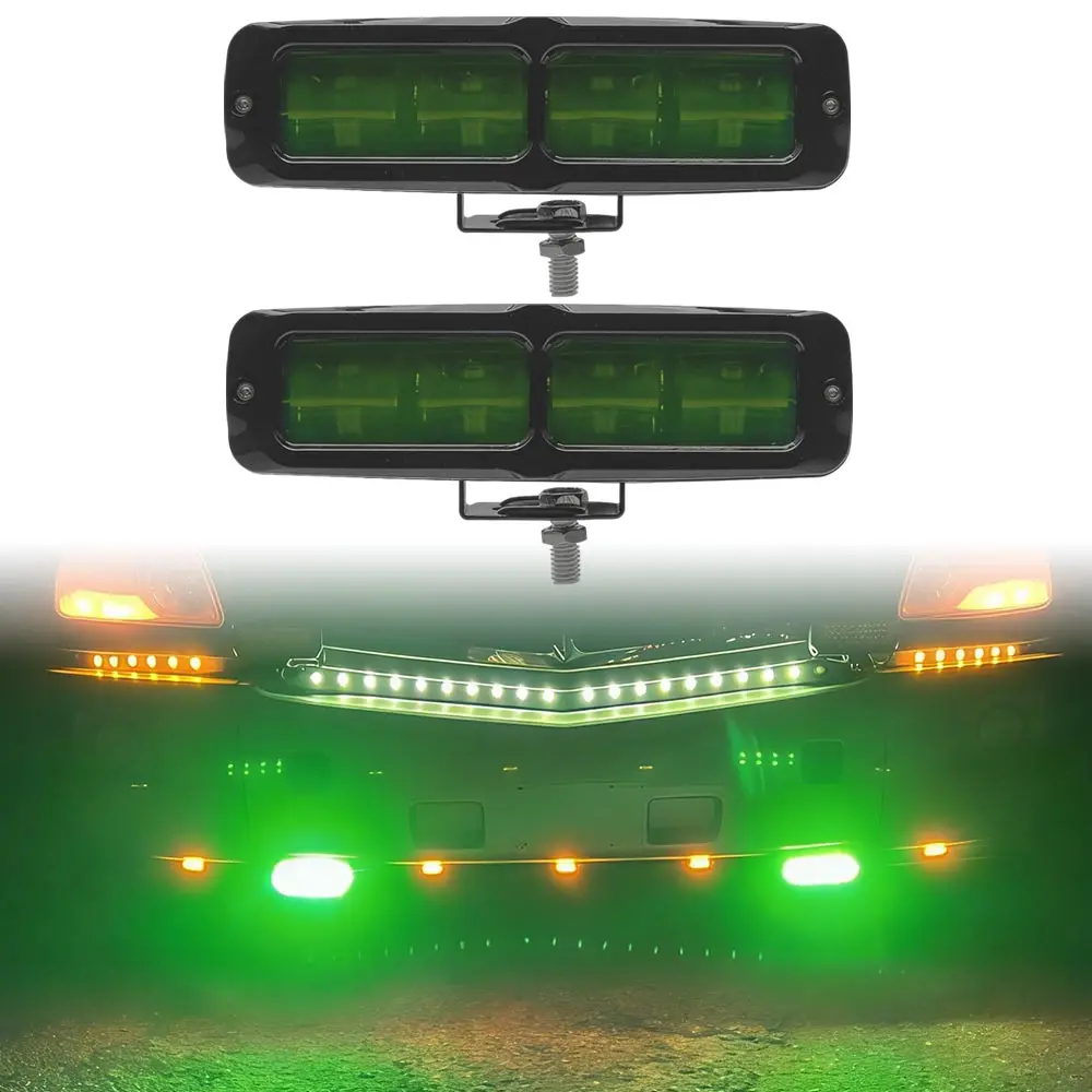 

Светодиодная фара 12В 24В 6 дюймов для бездорожья, рабочая лампа, автомобильные аксессуары для грузовиков, пикапов, внедорожников, UTV, ATV, 4x4, 4WD, лодок, тракторов, 2 шт.