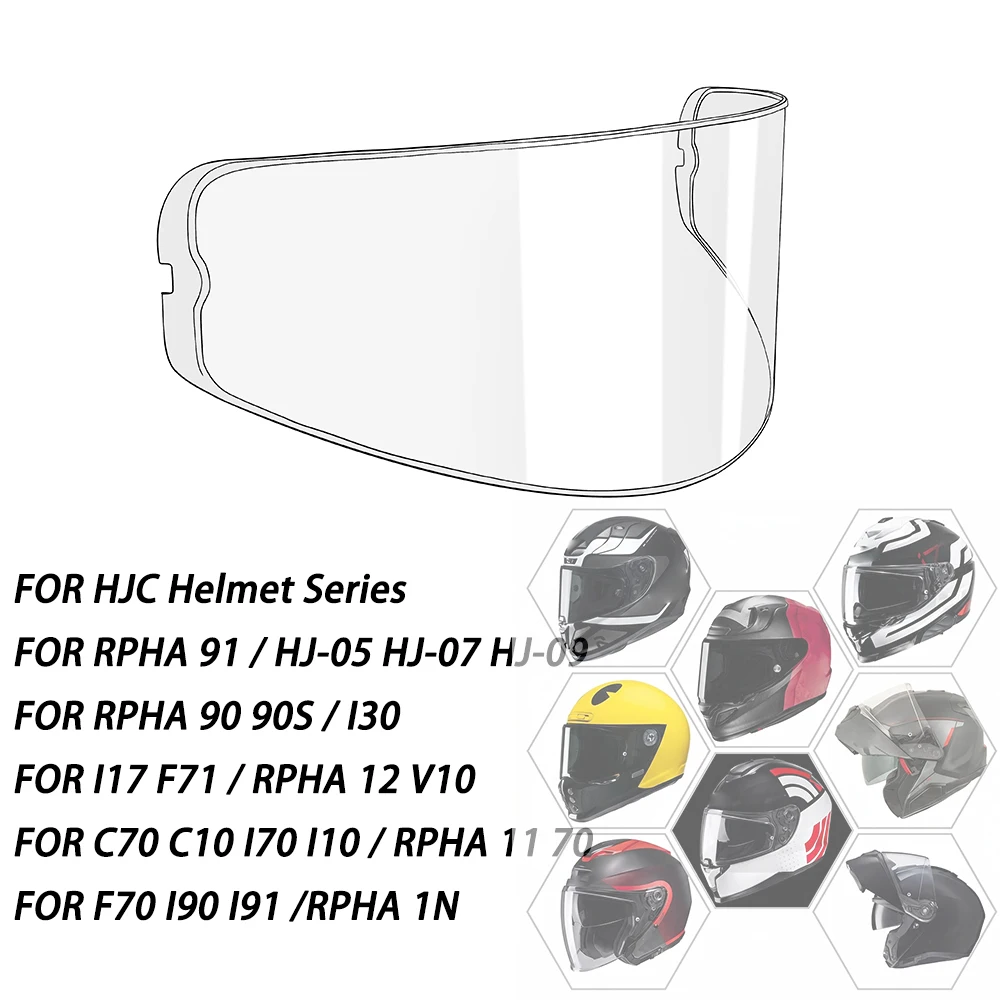 visor Anti Fog Film for HJC RPHA 11 12 90 91 1N I30 I71 F71 V10 F70 C70 I70 C90 C10 I90 Motorcycle Helmet visor Anti Fog Insert