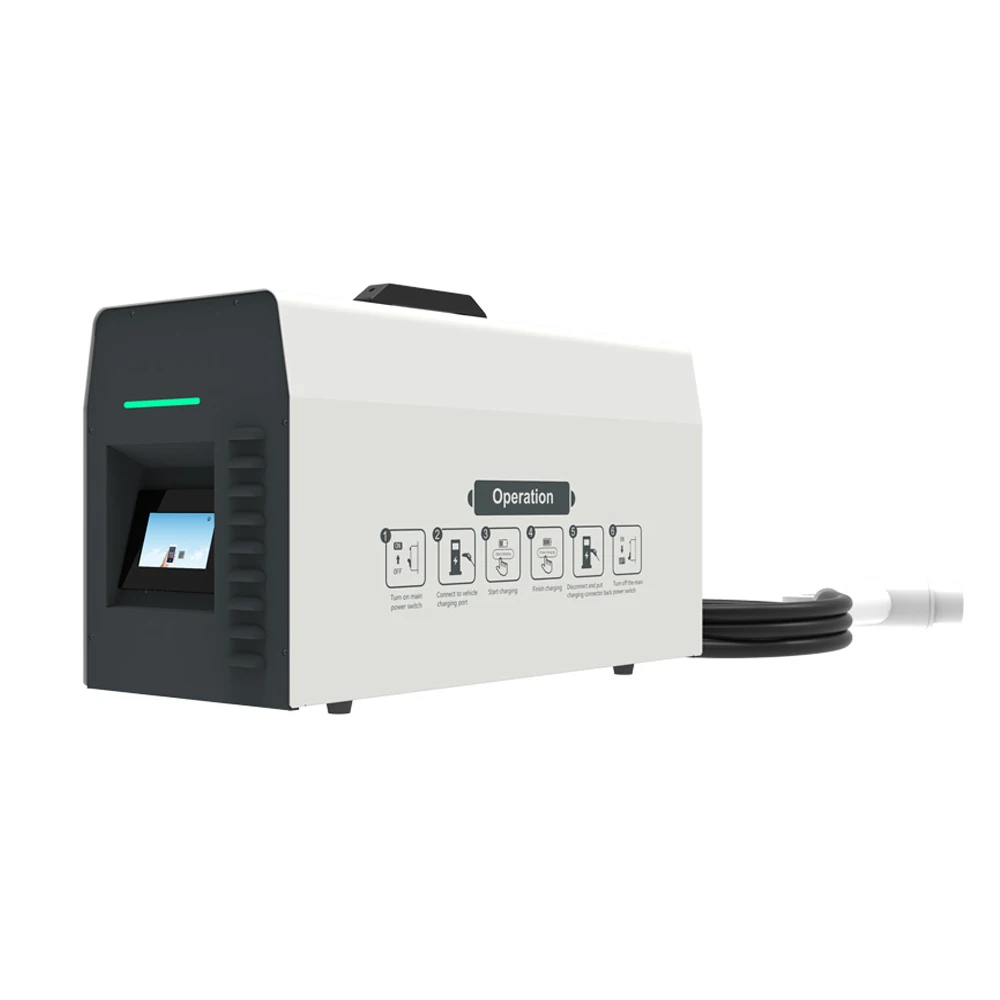 

30KW Three Phase CCS 2 OCPP 1.6J Portable Electric Fast Car Charger DC EV Charging Station