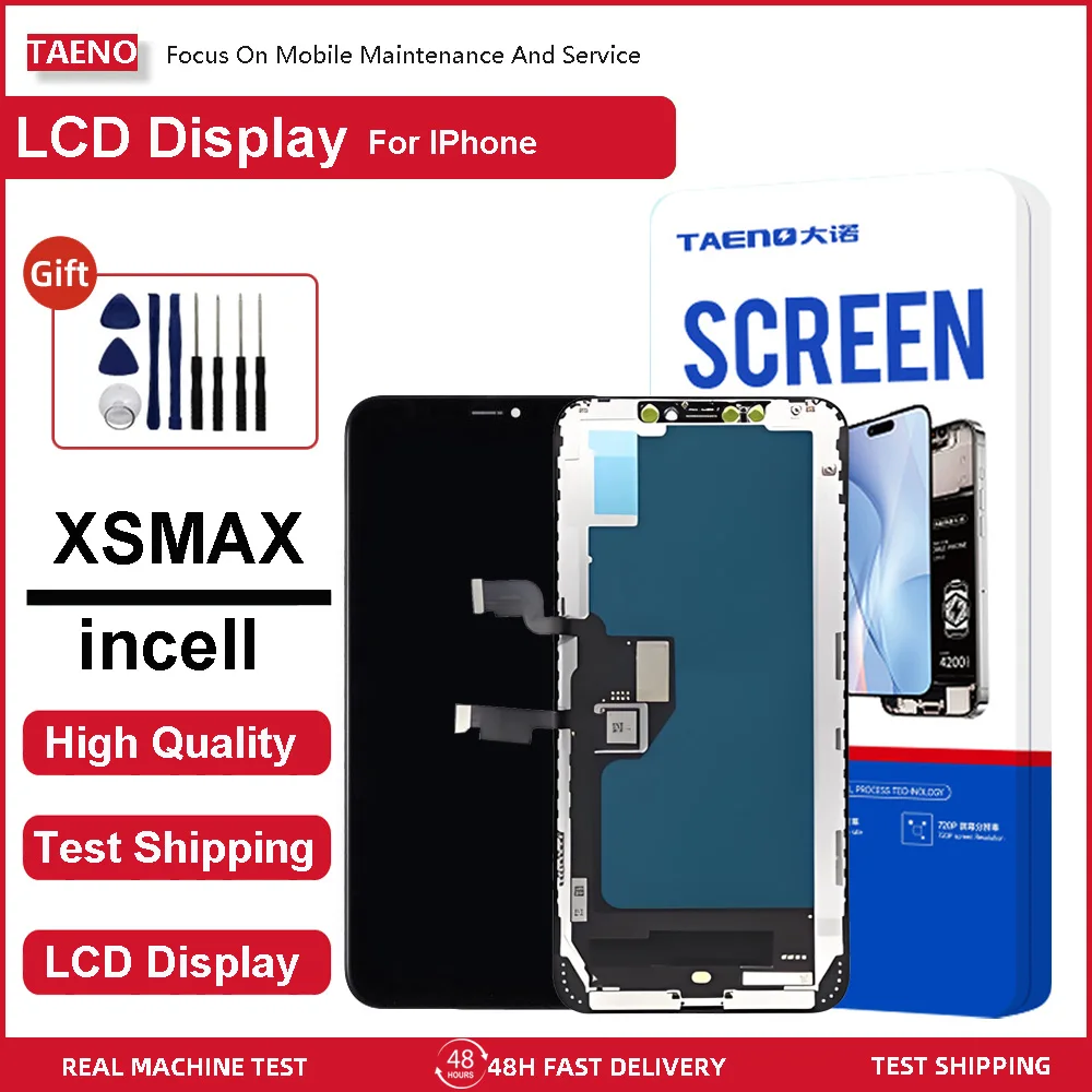 TAENO incell LCD Screen for iphone XS Max Xr X XS XSMAX LCD Display Touch Screen LCD Panel Replacement Assembly With Free Tools