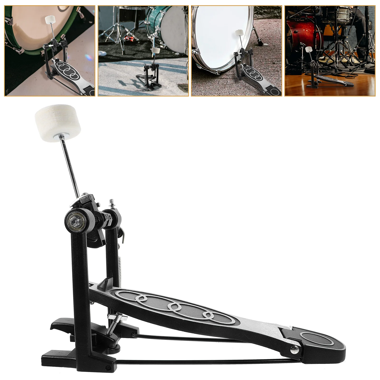 

Tuner Drum Single Hammer Pedal Accessories 1pcs Percussion Instrument Accessory Small Aluminum Alloy Bass