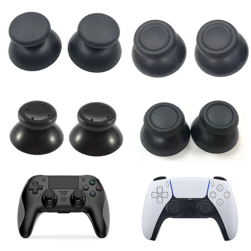 2Pcs Analog จอยสติ๊ก Thumb Stick Grip Cap สำหรับ Sony PlayStation 3/4 Dualsense 5 PS3 PS4 PS5 Xbox 360/one Controller Thumbsticks