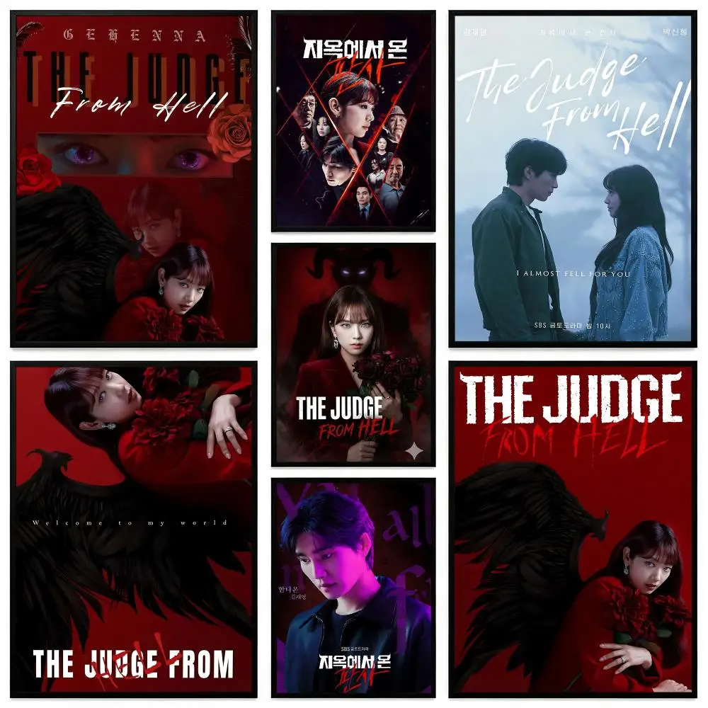 series The Judge from Hell Poster Poster HD Frameless Preppy Style Wall Art Home Decor For Living Room Bedroom Gift