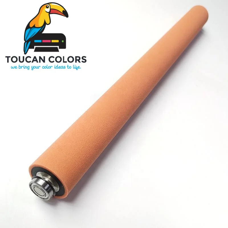

ToucanPrinter For Konica Minolta BH308E BH368E BH458E Upper Heat Red Fuser Foam Sponge Roller Bizhub 308E Copier Repair Parts
