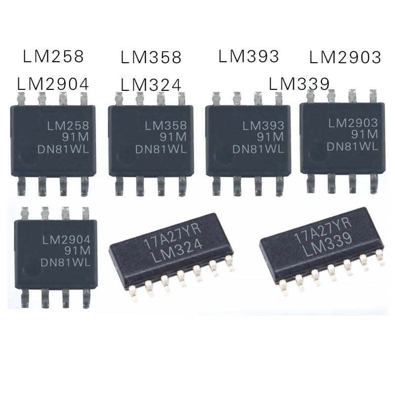 1PCS LM393 LM358 LM258 LM2904 LM2903 LM324 LM339 Patch