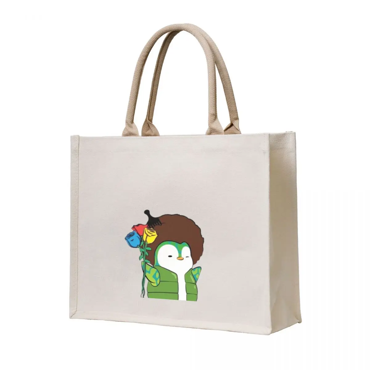 

Little Pudgy Penguin Tote Bag shopping cart bags Candy bags Big bag women