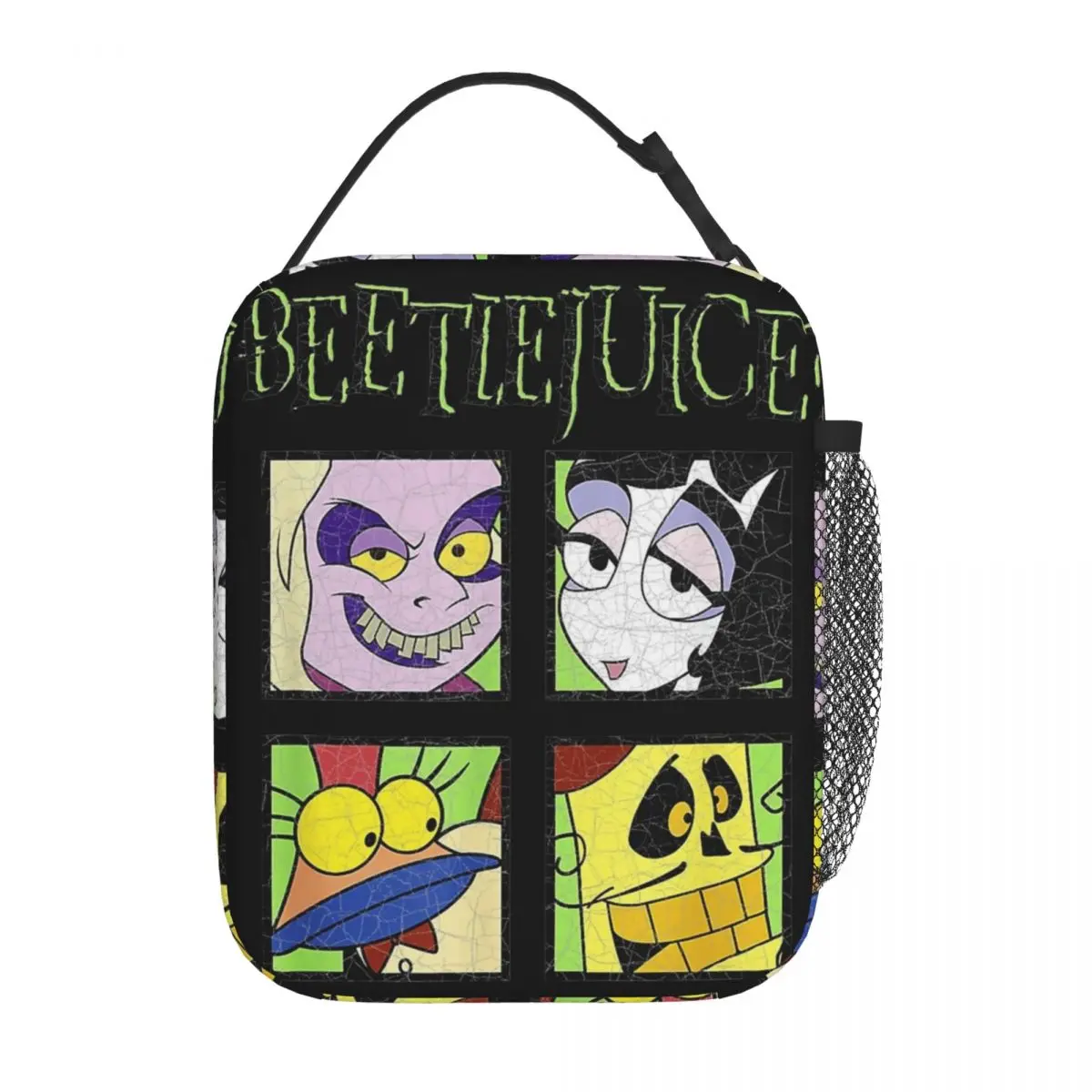 B-Beetlejuice Horror Movie Thermal Insulated Lunch Bag Work Portable Box for Lunch Thermal Cooler Food Box