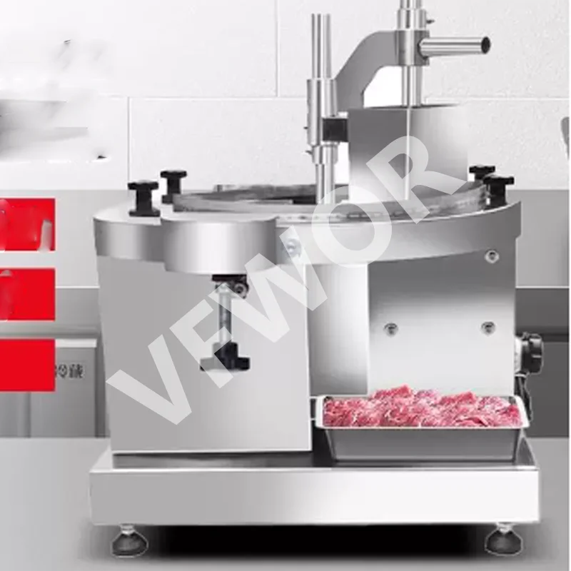 Continuous Bacon Salmon Portion Slice Machine Beef Pork Chicken Portion Cutter Machine