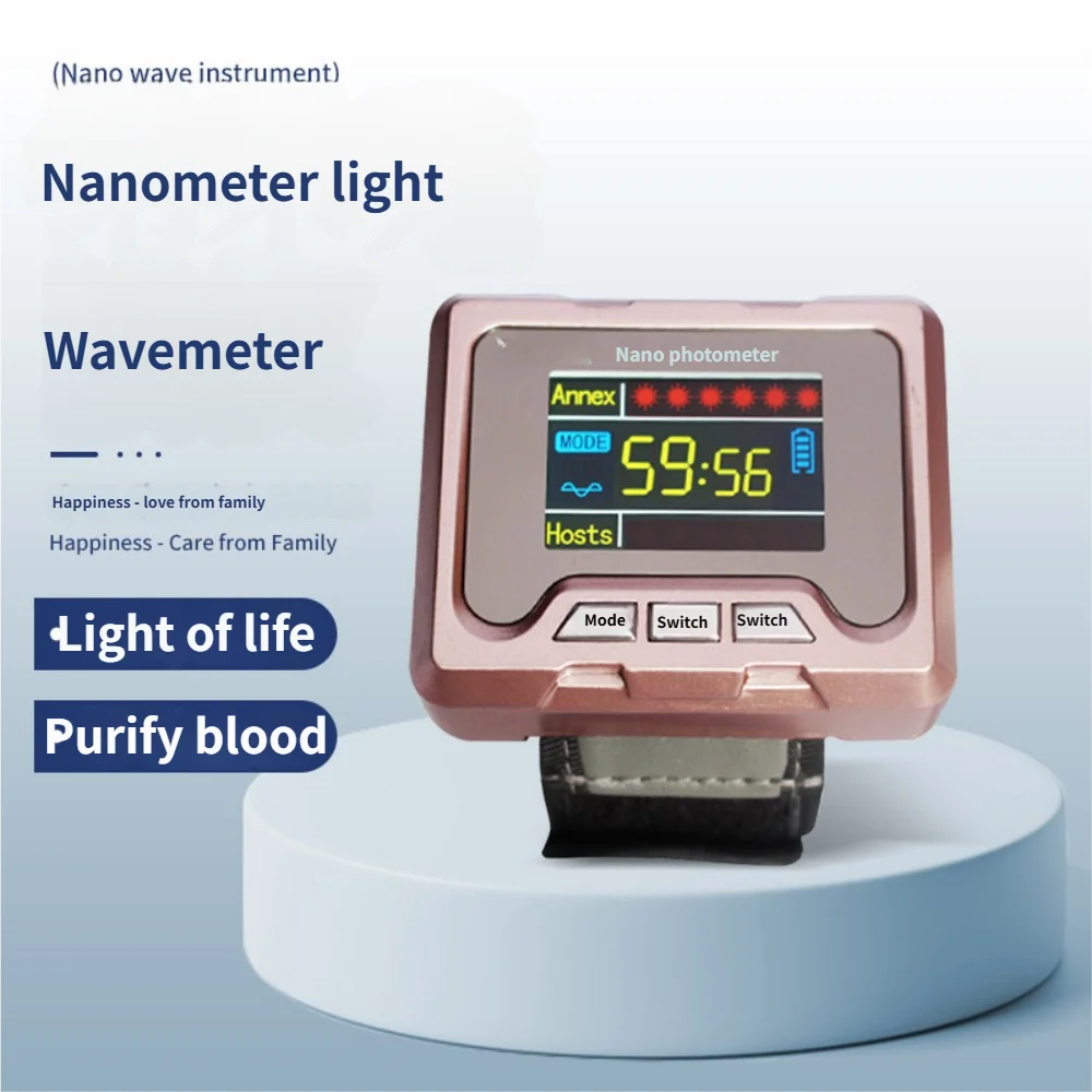 digital-650nm-laser-physiotherapy-wrist-apparatus-lllt-to-treat-cholesterol-hypertension-cerebral-diabetes-rhinitis-thrombosis
