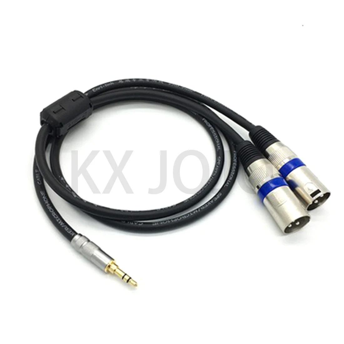 3.5mm to 2 XLR Male/Female 2XLR 3.5mm Double Canon Computer with Mixing Console Audio Cable