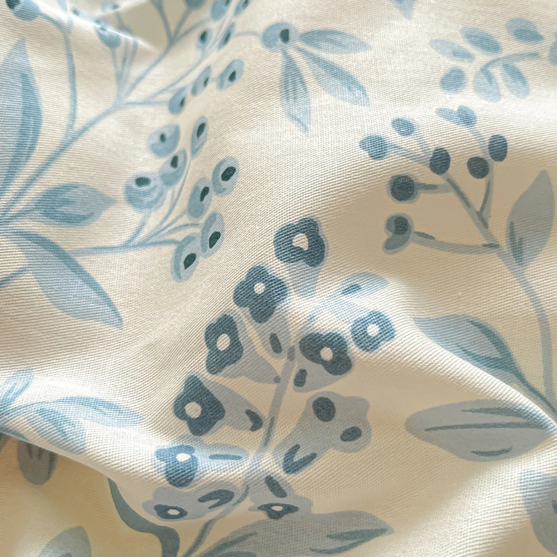 ربيع جديد 2026 أغطية لحاف زهور مطبوعة بالكامل من القطن أغطية مفروشات صديقة للبشرة وقابلة للتنفس 160X210 220X240 بدون كيس وسادة