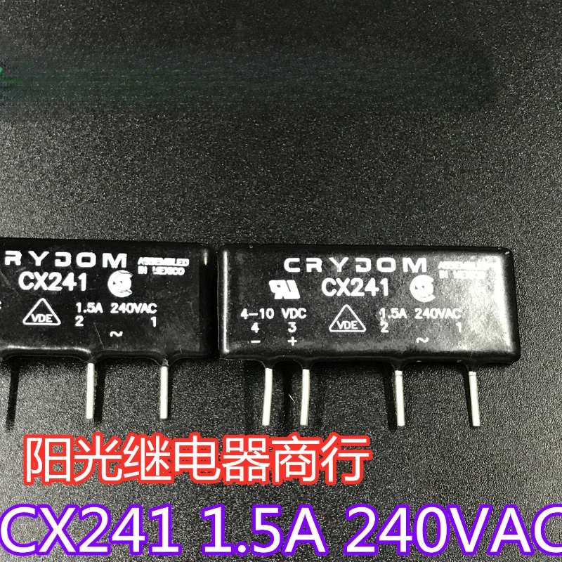 

（Brand New Original）1pcs/lot 100% original genuine relay:CX241 1.5A 240VAC 4-10 VDC Solid-state relay 4pins