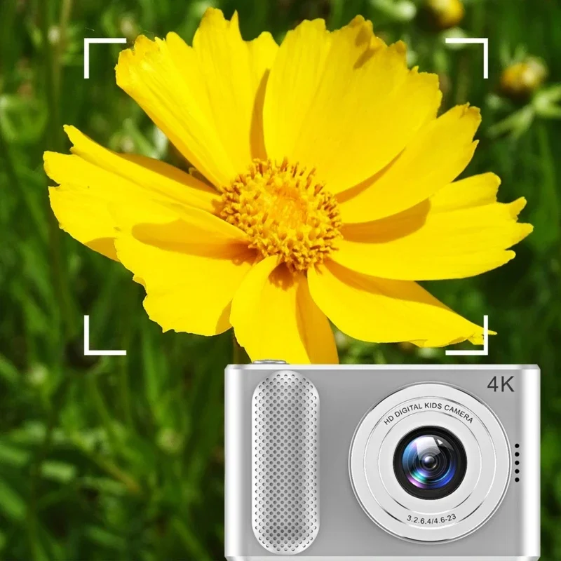 Small Camera CCD Cameras 44MP Double Lens 4K 3280x2160 Digital Camera for Boy Girls Children