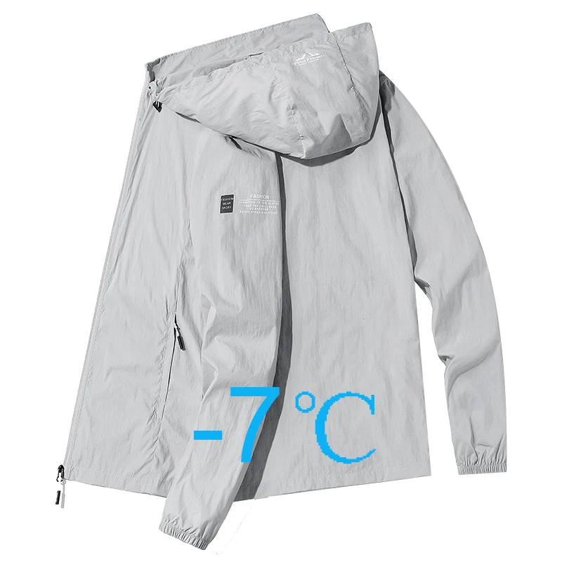 

Men's Lightweight Sun Protection Clothing Summer Fashion Detachable Hat Outdoor Fishing Jacket Breathable Skin Coat for Youth