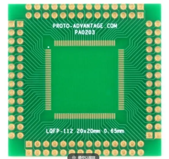 

PA0203 LQFP-112 to PGA-112 Adapter