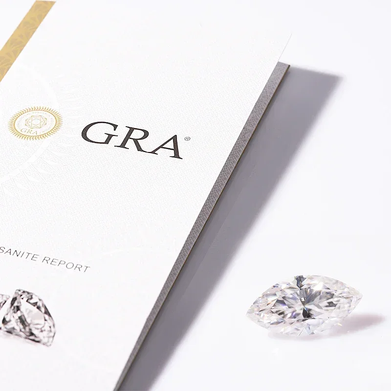 

MOJY 0,5 ~ 3,0 карата огранка маркизы D VVS1 муассанит свободные камни драгоценные камни для женщин ювелирные изделия кольцо с бриллиантом материал с сертификатом