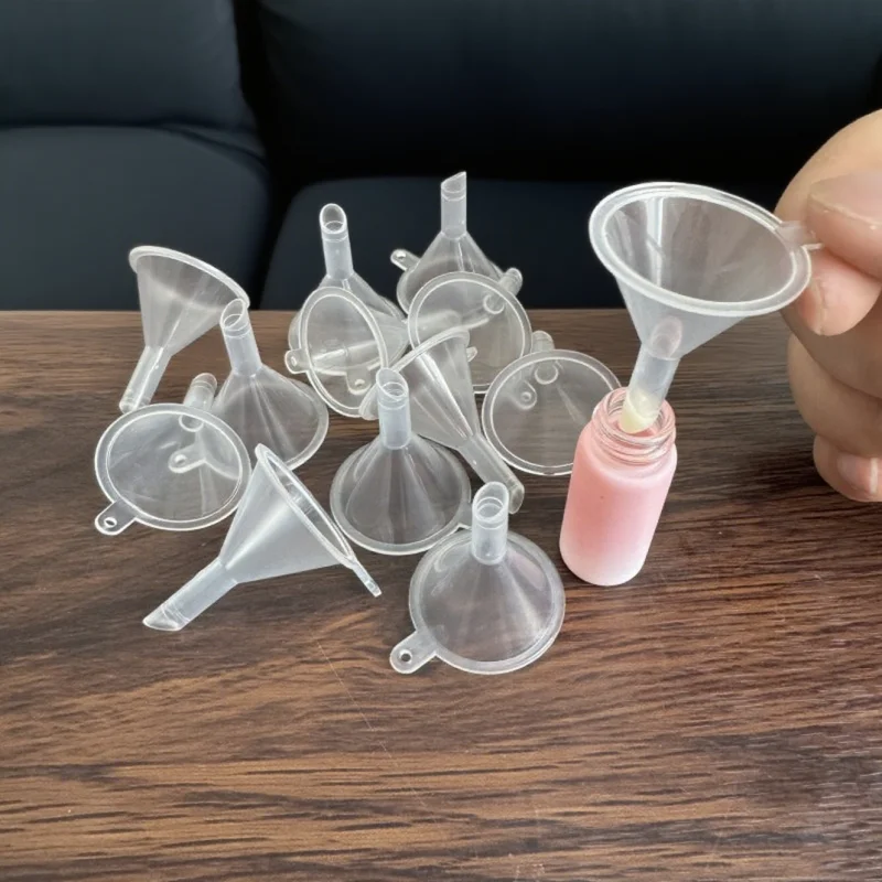 Precision Mini Perfume Funnels for Filling Small Bottle Capsules Powder Essential Oils Flavours