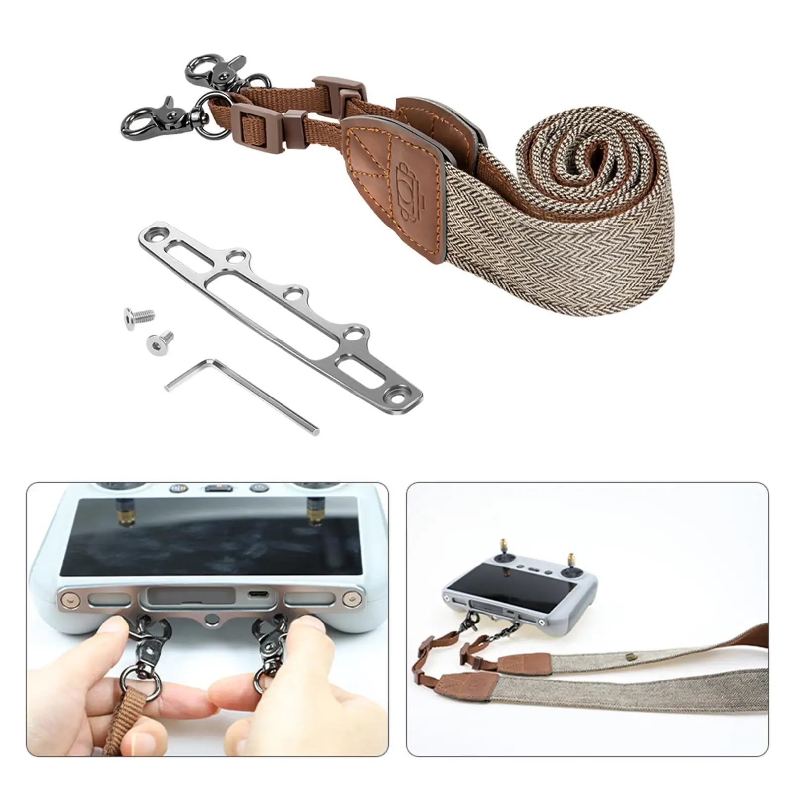 Cordão de controlador para Mini 3 Pro com suporte fixo