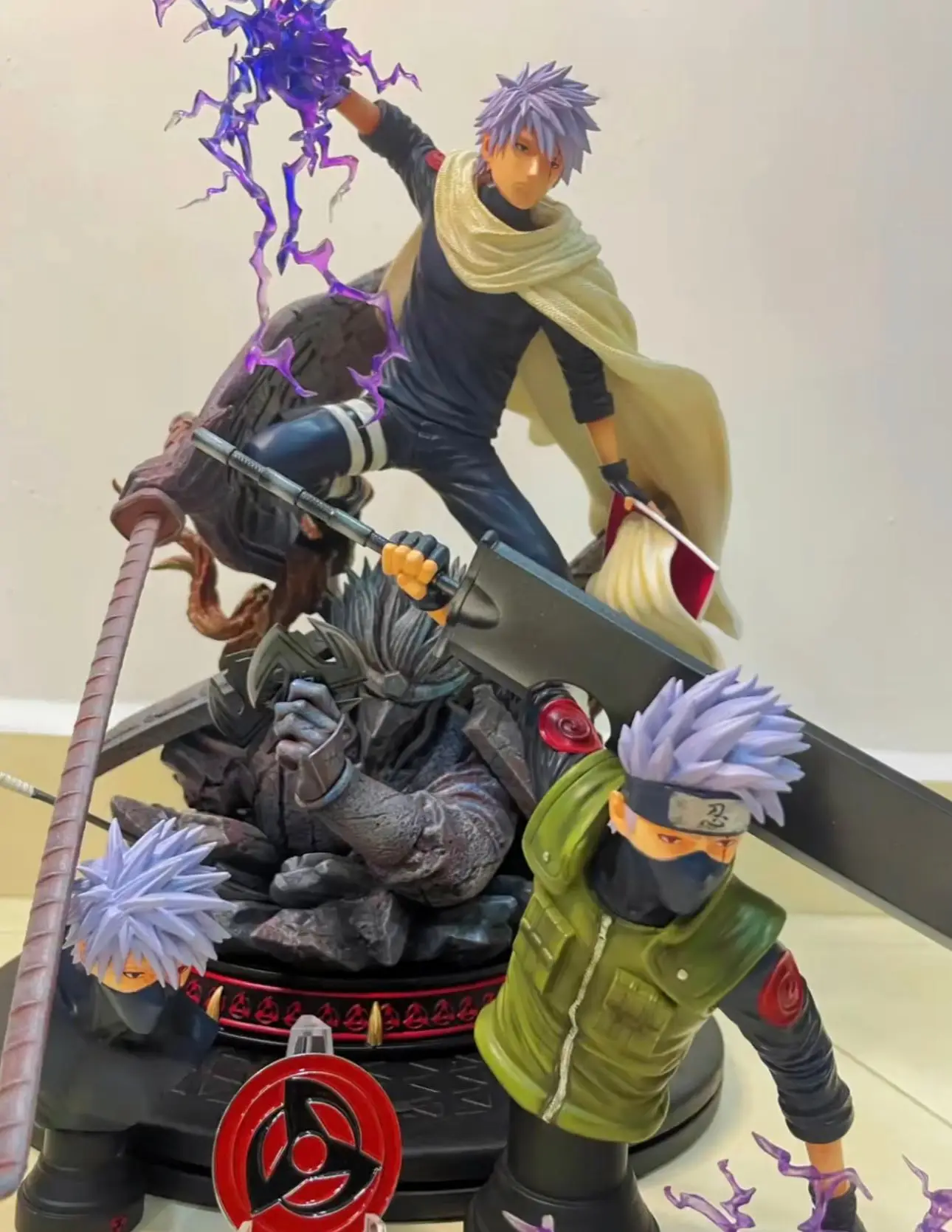 30cm Nowa Figurka Anime Naruto Hatake Kakashi Model PVC Statuetka Kolekcjonerska Dekoracja na Biurko Ozdoby Prezent na Urodziny Zabawki