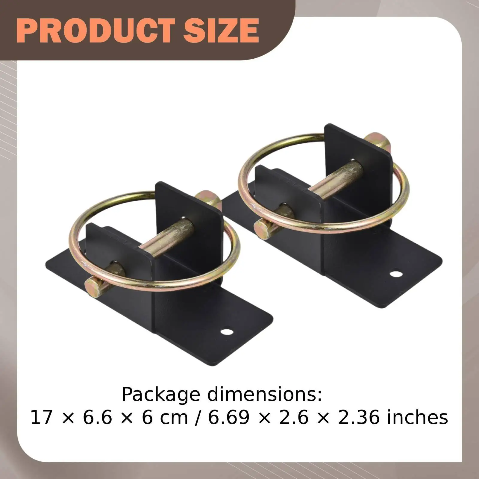 Water Bucket Hooks Stable Equipment Steel Heavy Duty Quick Release Feed Bracket for Horse Barn