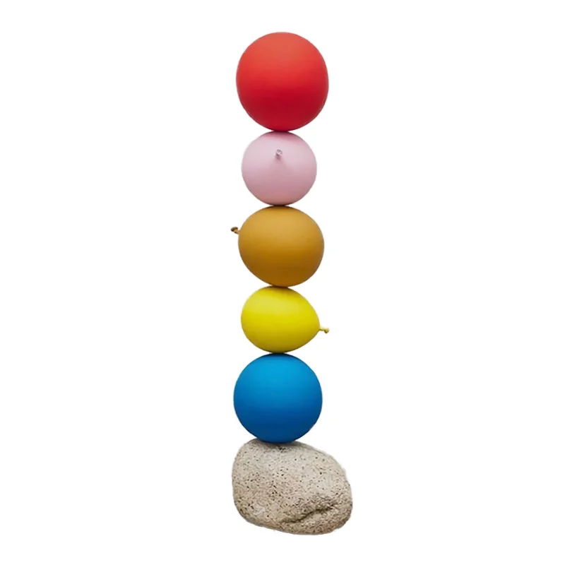 ￥#High-End Designer Luxury Sculpture Ornament Creative Artwork Colorful Balloon Decoration for Living Room Floor Home Decor
