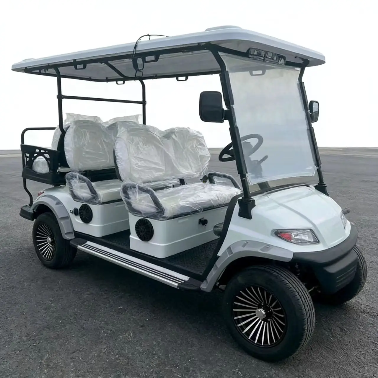 Best Hot Sale 4WD 48/60/72V Scooter Solar Panels Powered 2/4 /6 Seater 4000W/5000W/7000W Off Road Beach Buggy  Golf Cart