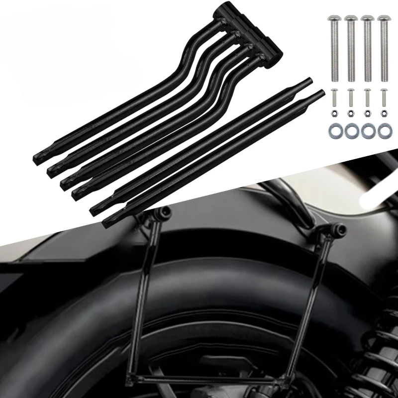 Universal Motorcycle Saddlebag Mounts For Harley BENDA Yamaha Suzuki Honda Kawasaki HYOSUNG Aluminum Alloy Tuning Accessories