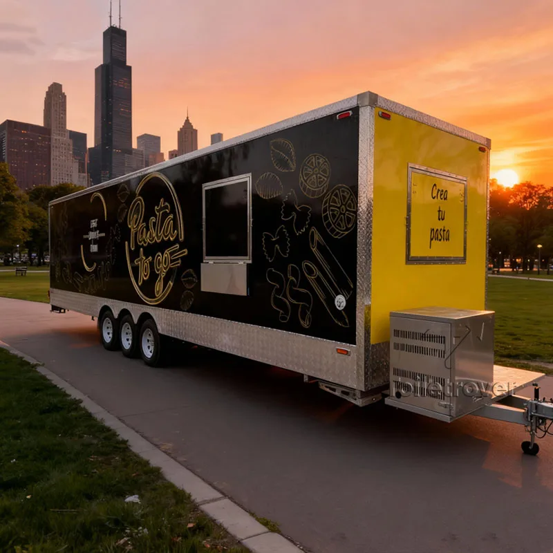 

Street Custom Food Trailer Australian Standard Shawarma Pasta French Fries Tacos Bus Food Truck For Sale