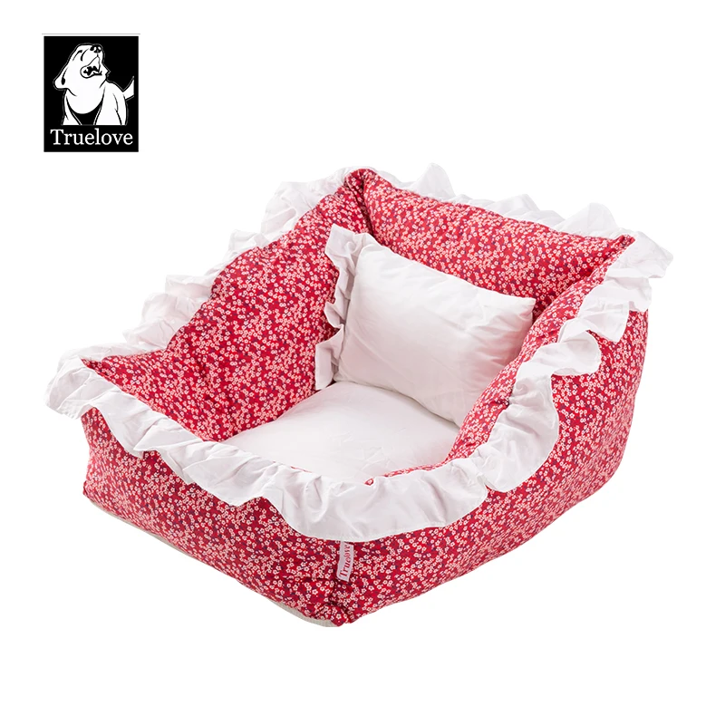 Truelove heißer Verkauf Haushalt Haustier Bett bequeme rutsch feste haltbare Hunde katze verwenden wasch bare atmungsaktive Haustier Pad Flora Design tlr2101