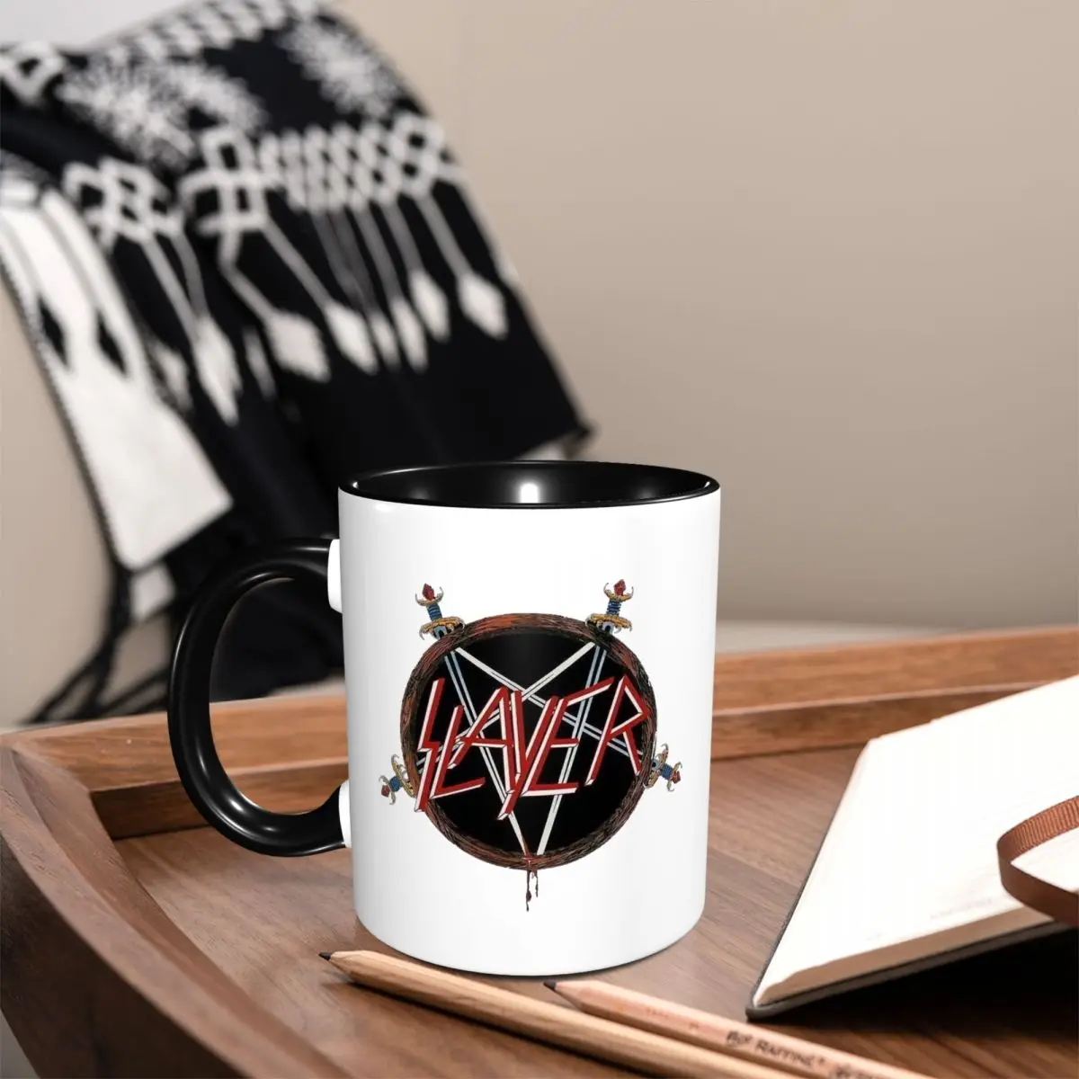 Slayers Logo Mug Funny Ceramic Coffee Cups Tea Mugs Milk Cup Drinkware Gift for Friends