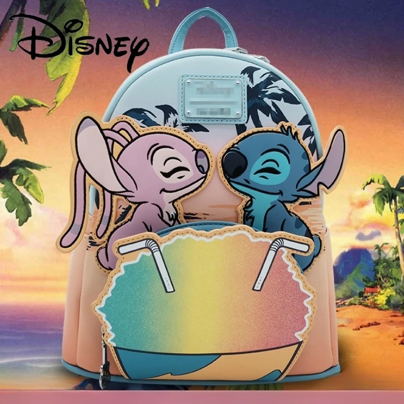 

Loungefly Stitch Disney Lilo and Stitch Snow Cone Date Night Womens Double Strap Shoulder Bag Mini Backpack Stitch Disney