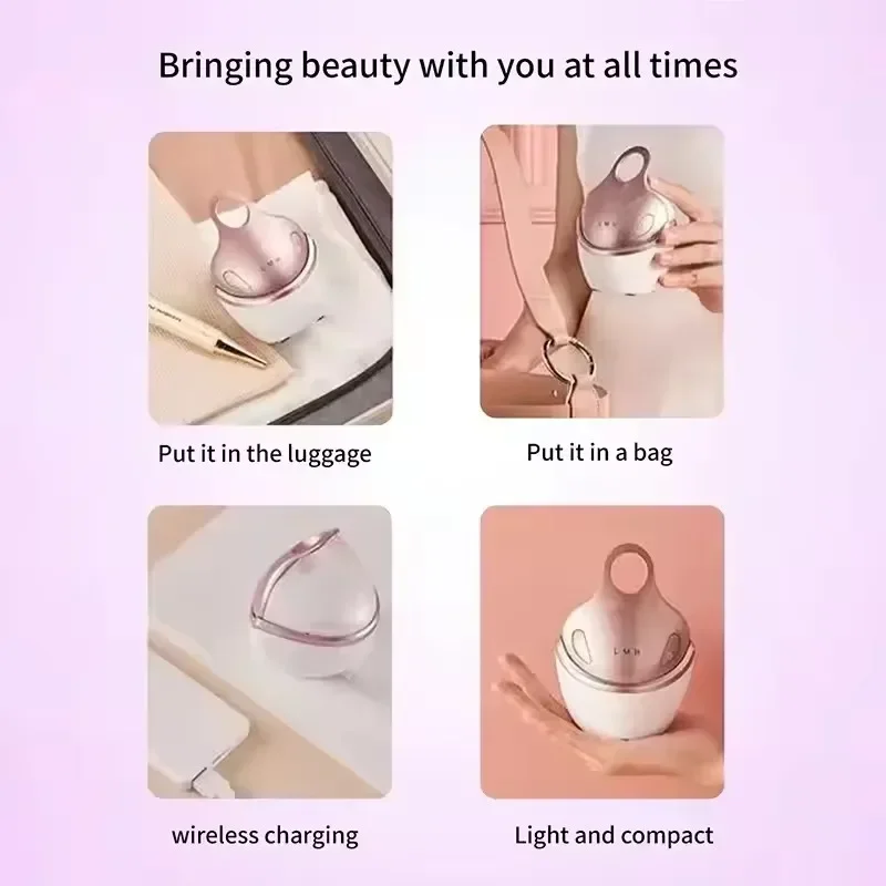 Head Home Use Facial 5 Light Color Modes Device EMS 5 in 1 Facial Massager Promote 4D Massage Face Cream Absorption Beauty Tools view 5