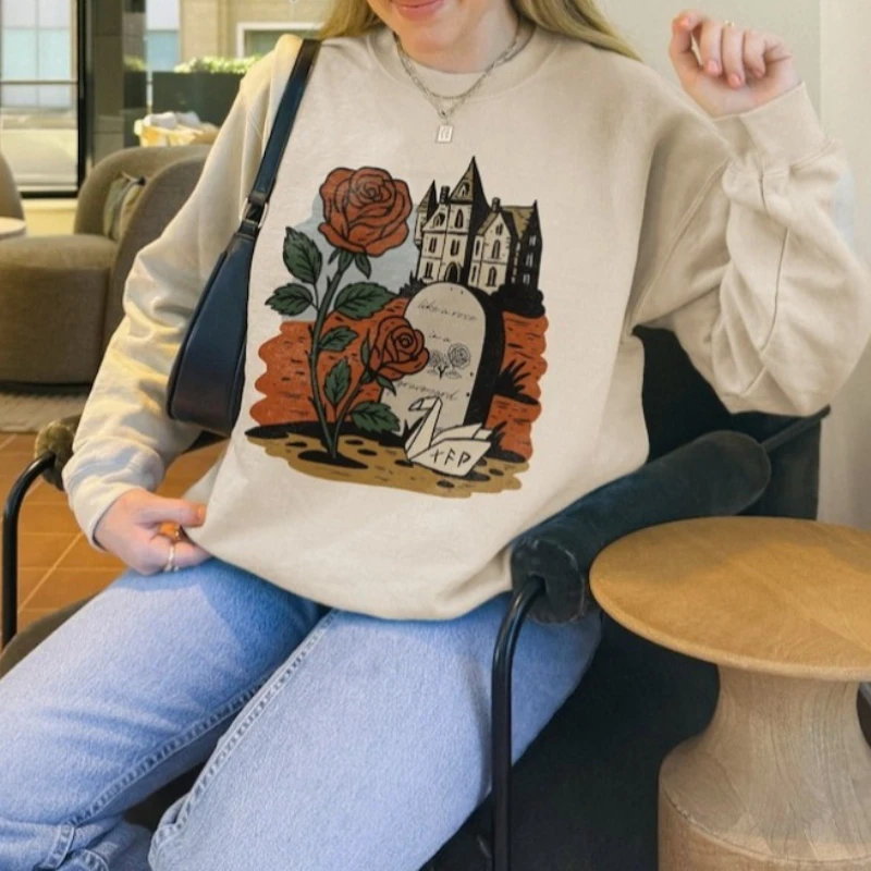 Subtle Dramione Sweatshirt Book Club Sweatshirt Merch Manacled Enemies To Lovers Gifts Origami Swan Winter Clothes Women Hoody