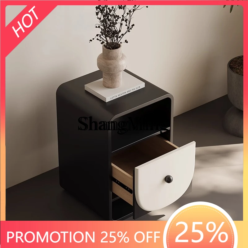 

SM New Premium Sense Minimalist Ultra-Narrow Bedside Storage Small Locker Modern Minimalist Bedroom Bedside Cabinet