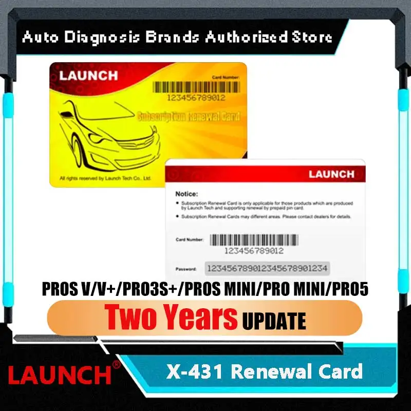 LAUNCH X431 V + PROS PRO5 PROS MINI All Software 2 Years For All Cars Supported Diagnosis Services Renewal Update Subscription