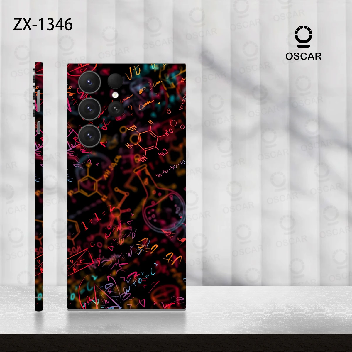 

Красочная наклейка-скин для Samsung Galaxy S24 S23 S26 Ultra Plus S25 Note20, защитная пленка на заднюю панель, наклейка-стикер с камнями