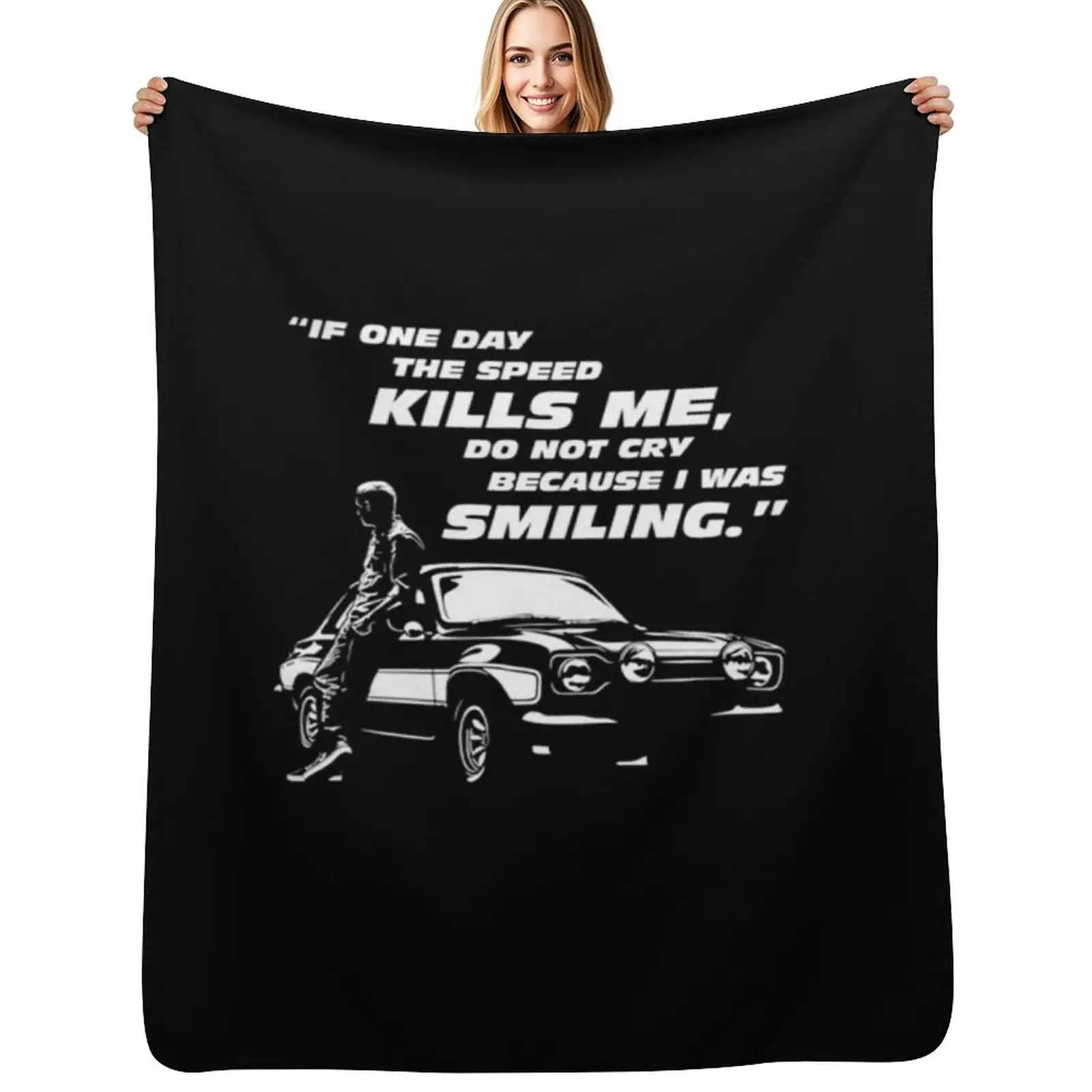 Paul Walker Tribute fast and furious Throw Blanket Blankets For Baby Flannel Fabric Weighted Thins Flannels Blankets