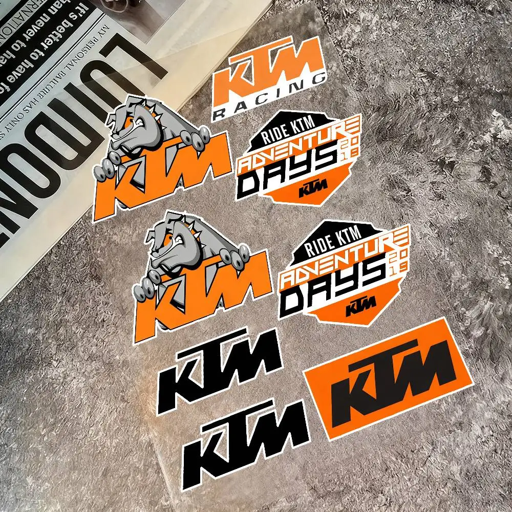 for KTM Stickers Moto Sticker Auto Body Bumper Windows Motorcycle Laptop Walls Vinyl Decal Car Tuning Accessories