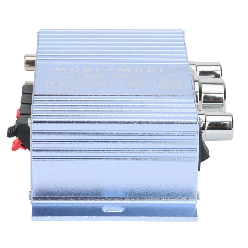 A6 Hifi Stereo Audio Amplifier DC12V 2.0 Channel Car Computer Speaker DIY Finished Power Amplifier