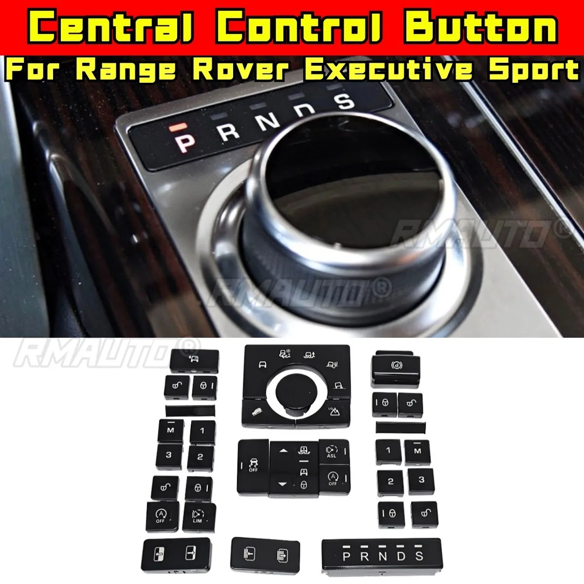 Auto Central Buttons, Central Function Buttons, Control Button Kit for Range Rover Sport Auto Parts