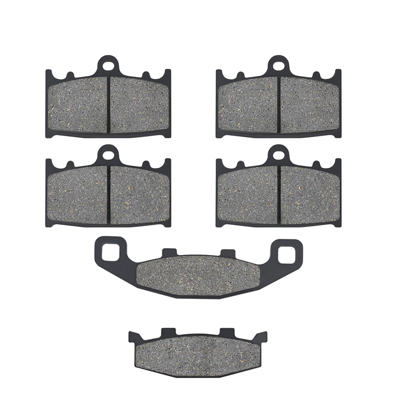 1/2/3 Pairs Front and Rear Motorcycle Brake Pads For KAWASAKI STREET BIKE ZZ-R 400 ZX 600 D GPz 900 ZR 1100 A Zephyr 1100 C ZX11