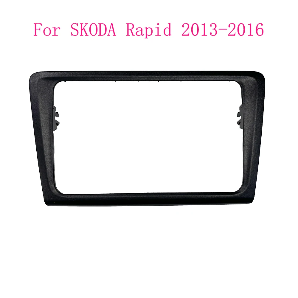 Car Radio Fascia For Skoda Rapid 2013 2014 2015 2016 Auto Stereo Install Dash Panel Frame Mount Kit Adapter Trim Bezel