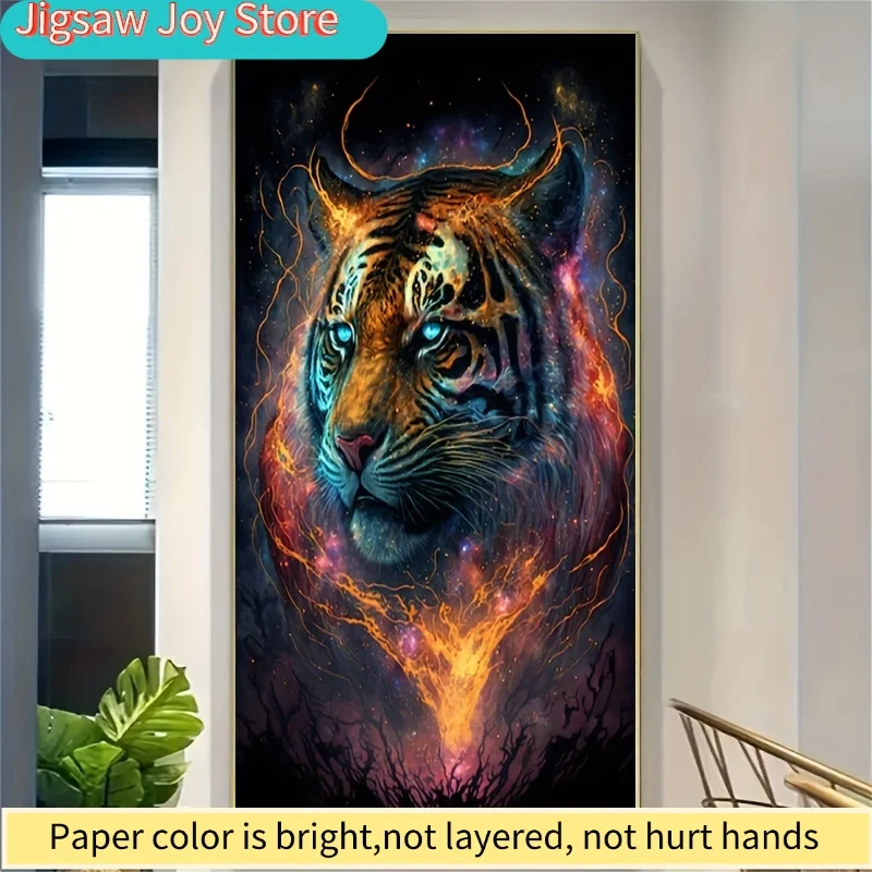 

DIY 5D Large Size Advanced Fantasy Tiger Diamond Painting Kit Adult Relax Toy Advanced Mosaic Handcraft Full Drill Rhinestone